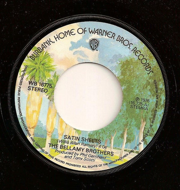 Bellamy Brothers : Satin Sheets (7", Single)