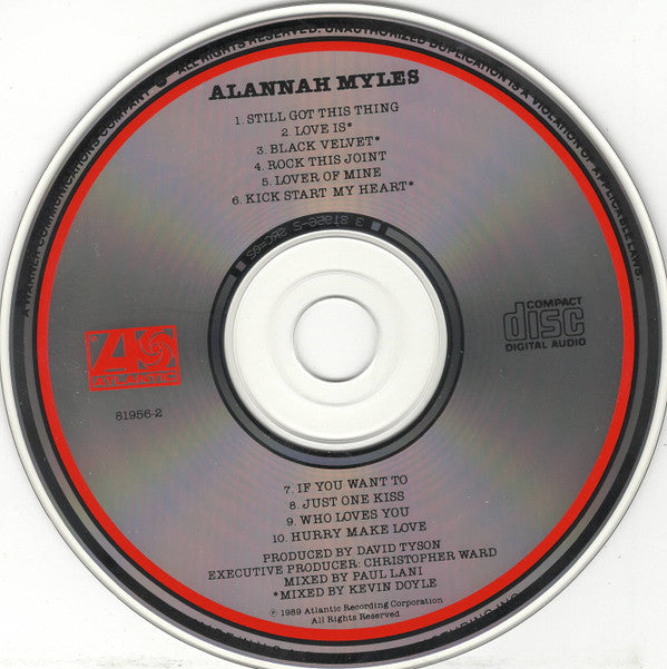 Alannah Myles : Alannah Myles (CD, Album, SRC)