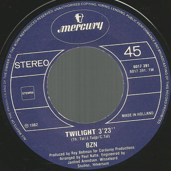 BZN : Twilight (7", Single)
