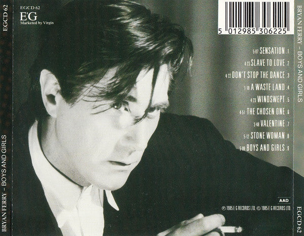 Bryan Ferry : Boys And Girls (CD, Album)