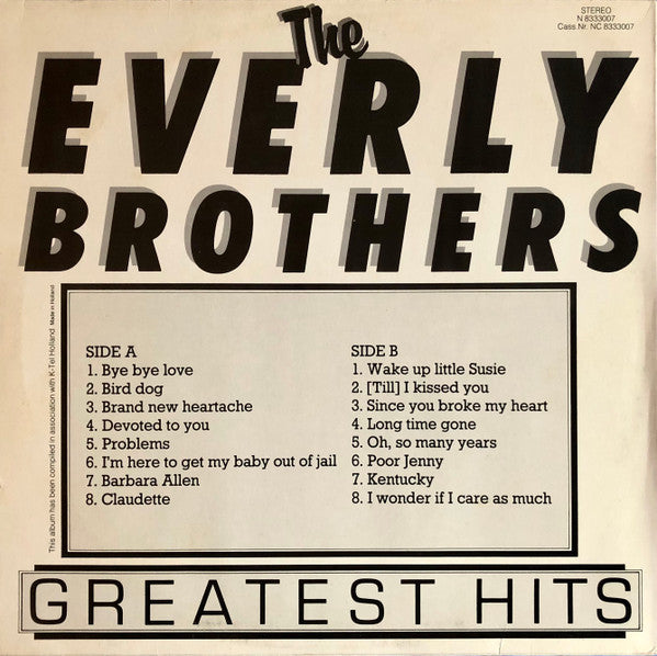 Everly Brothers : The Everly Brothers Greatest Hits (LP, Comp)