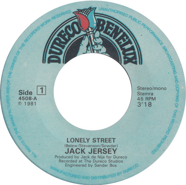 Jack Jersey : Lonely Street (7", Single)