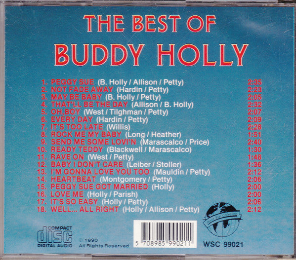 Buddy Holly : The Best Of Buddy Holly (CD, Comp, RE)
