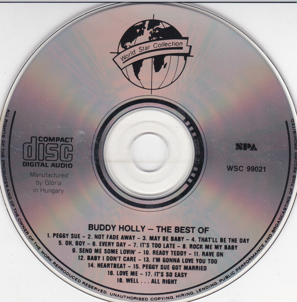 Buddy Holly : The Best Of Buddy Holly (CD, Comp, RE)