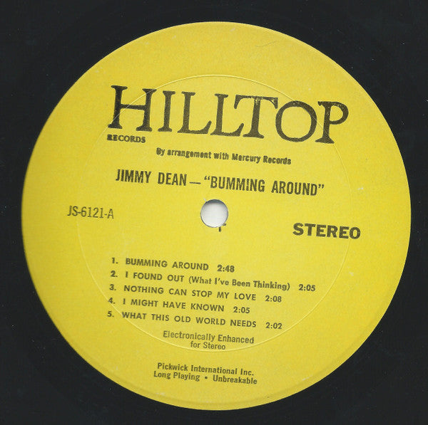 Jimmy Dean : Bumming Around (LP, Comp)