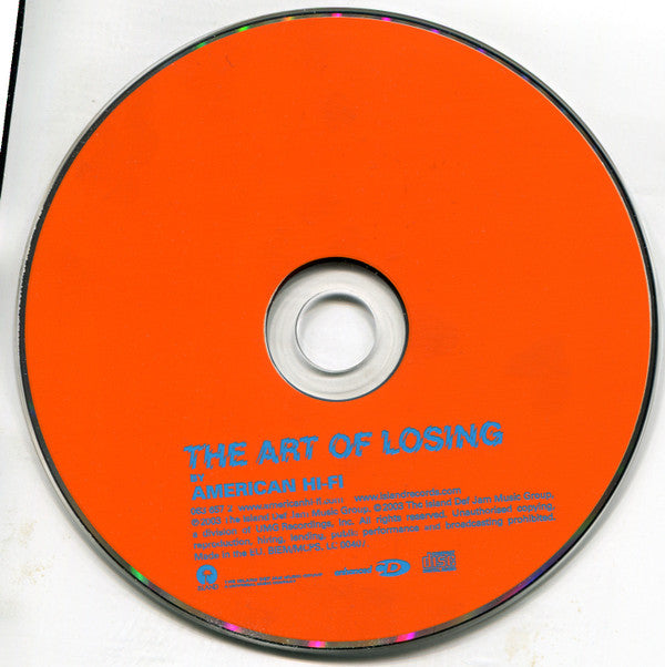 American Hi-Fi : The Art Of Losing (CD, Album, Enh)