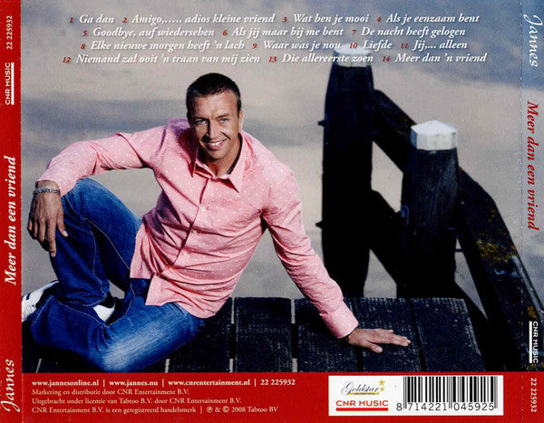 Jannes : Meer Dan Een Vriend (CD, Album)