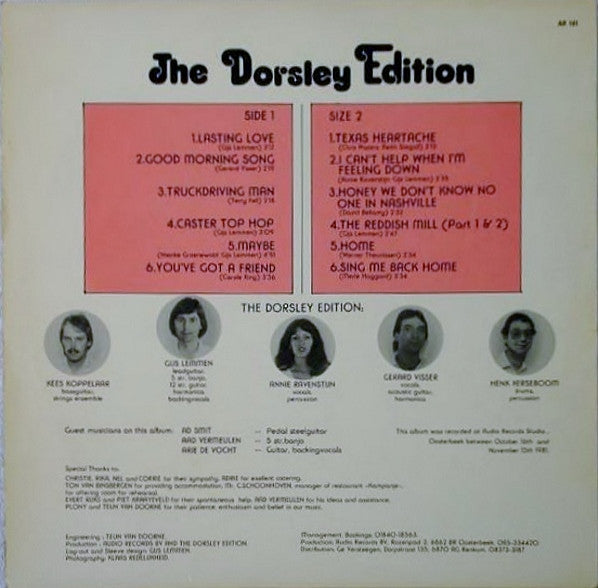 The Dorsley Edition : Lasting Love (LP, Album)