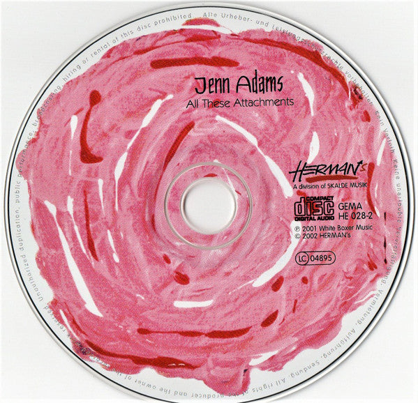 Jenn Adams : All These Attachments (CD, Album, RE)