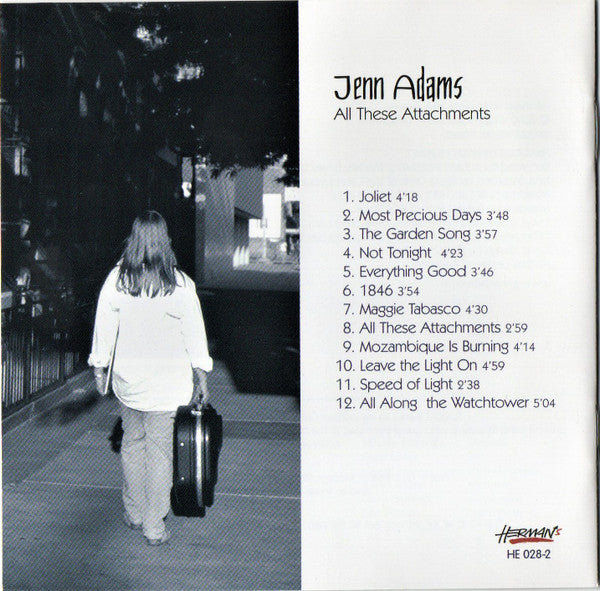 Jenn Adams : All These Attachments (CD, Album, RE)
