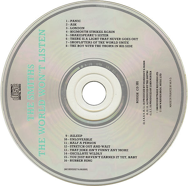 The Smiths : The World Won't Listen (CD, Comp, MPO)