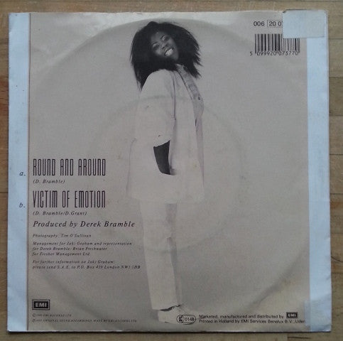 Jaki Graham : Round And Around (7", Single)