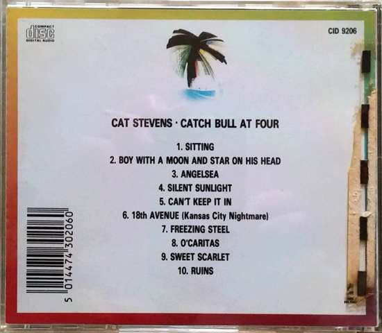 Cat Stevens : Catch Bull At Four (CD, Album, RE)