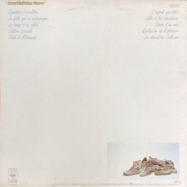 Francis Cabrel : Quelqu'un De L'intérieur (LP, Album)