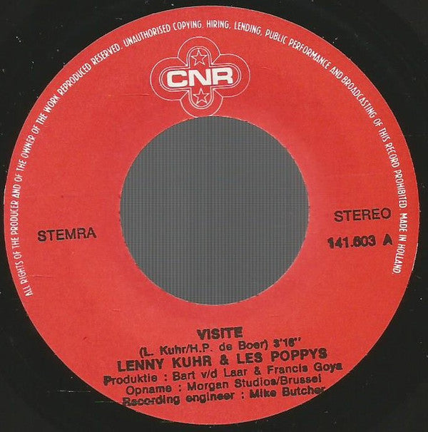 Lenny Kuhr & Les Poppys* : Visite (7", Single)