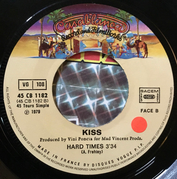 Kiss : I Was Made For Lovin' You (7", Single)