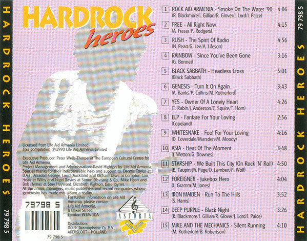 Various : Hardrock Heroes (CD, Comp)
