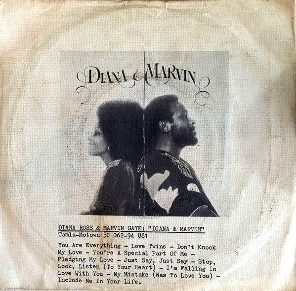 Diana Ross & Marvin Gaye : You Are Everything / Include Me In Your Life (7", Single)