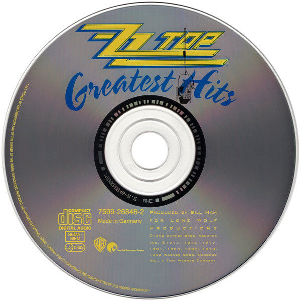 ZZ Top : Greatest Hits (CD, Comp, RM, RP)