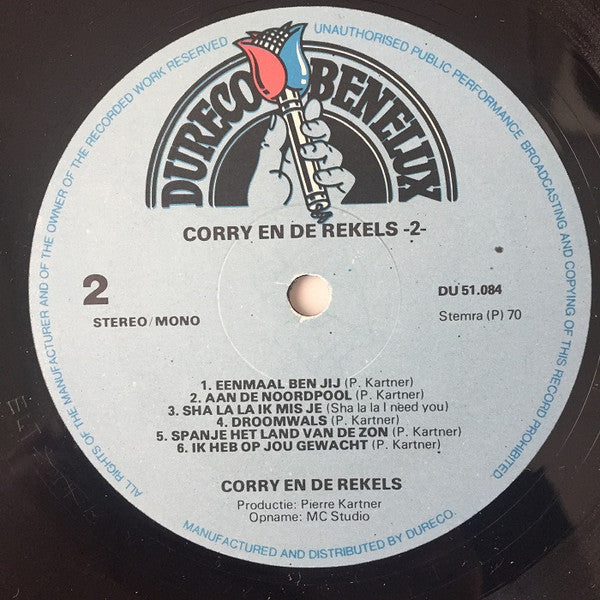 Corry En De Rekels : Corry En De Rekels 2 (LP, Album, Mono, M/Print, RE)