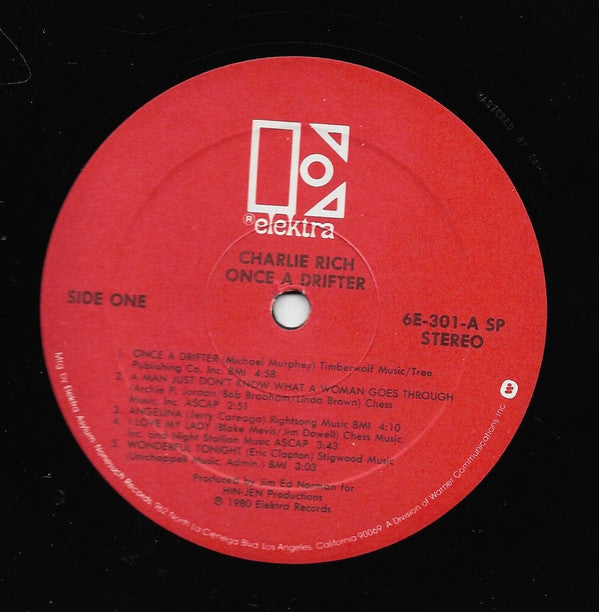 Charlie Rich : Once A Drifter (LP, Album, Spe)
