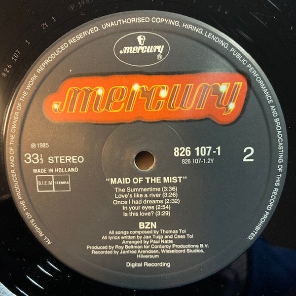 BZN : Maid Of The Mist (LP, Album)