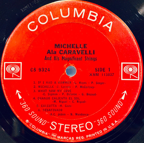 Caravelli And His Magnificent Strings : Michelle A La Caravelli (LP, Album)