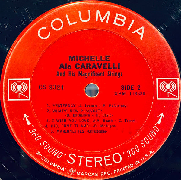 Caravelli And His Magnificent Strings : Michelle A La Caravelli (LP, Album)