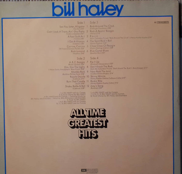 Bill Haley And His Comets : All Time Greatest Hits (2xLP, Comp)