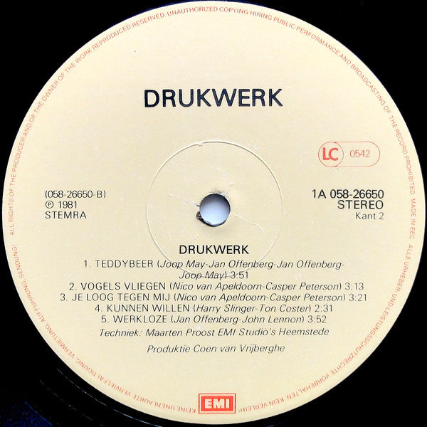 Drukwerk : Drukwerk (LP, Album)