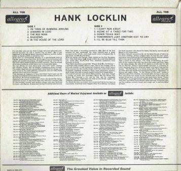 Hank Locklin : The Great Hank Locklin (LP, Comp)