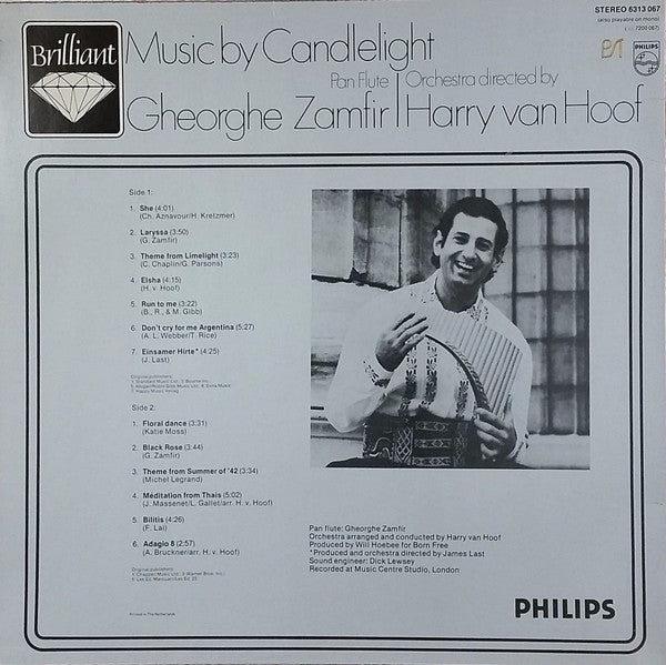 Gheorghe Zamfir Pan Flute | Orchestra Conducted By Harry van Hoof : Music By Candlelight (LP)