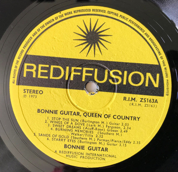 Bonnie Guitar : Queen Of Country (LP)