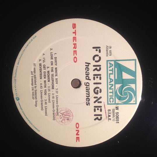 Foreigner : Head Games (LP, Album)