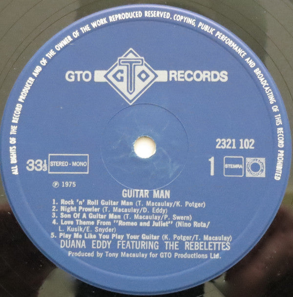 Duane Eddy : Guitar Man (LP, Album)