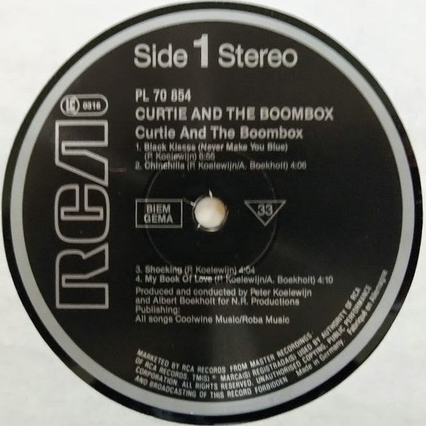 Curtie And The Boombox : Curtie And The Boombox (LP, Album)