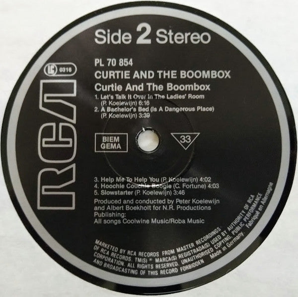 Curtie And The Boombox : Curtie And The Boombox (LP, Album)