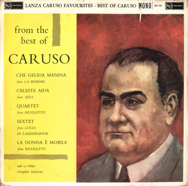 Mario Lanza, Enrico Caruso : Mario Lanza Sings Caruso Favourites / From The Best Of Caruso (2xLP, Comp, Mono)