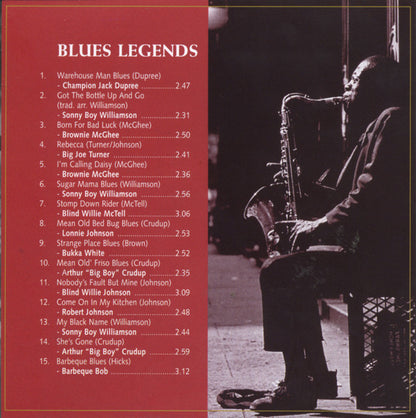 Various : Blues Legends (Box + 3xCD, Comp)