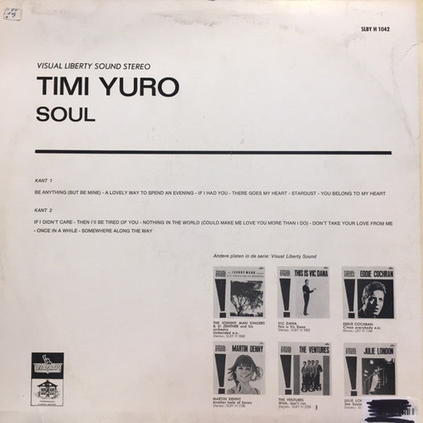 Timi Yuro : Soul (LP, Album)