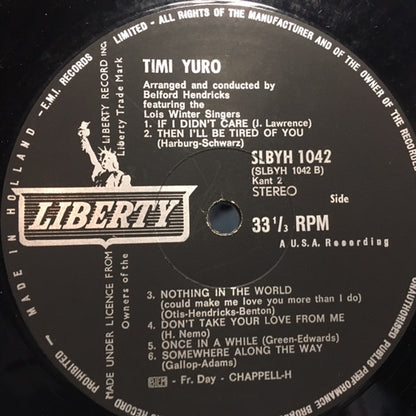 Timi Yuro : Soul (LP, Album)