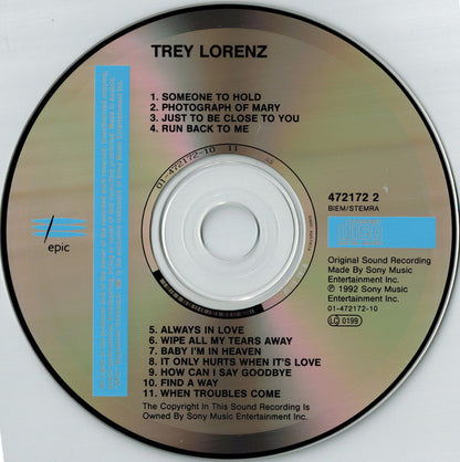 Trey Lorenz : Trey Lorenz (CD, Album)