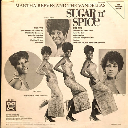 Martha Reeves & The Vandellas : Sugar 'n' Spice (LP, Album)