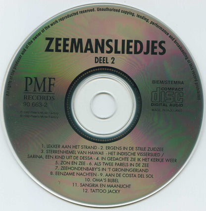 Various : Zeemansliedjes Deel 2 (CD, Comp)