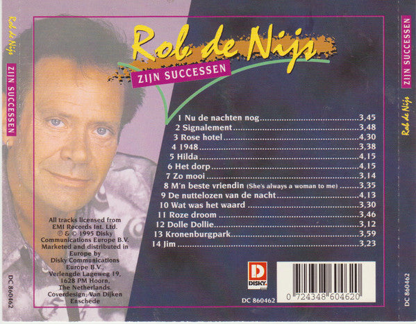 Rob de Nijs : Zijn Successen (CD, Comp)