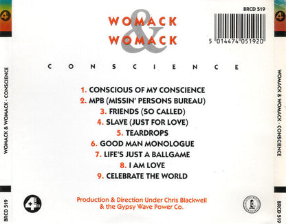 Womack & Womack : Conscience (CD, Album)