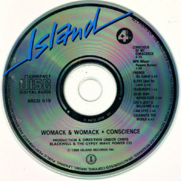 Womack & Womack : Conscience (CD, Album)