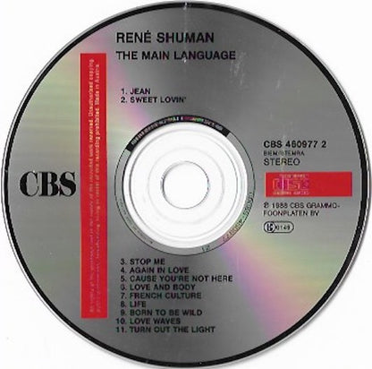 René Shuman : The Main Language (CD, Album)