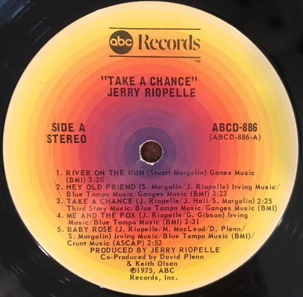 Jerry Riopelle : Take A Chance (LP, Album, San)