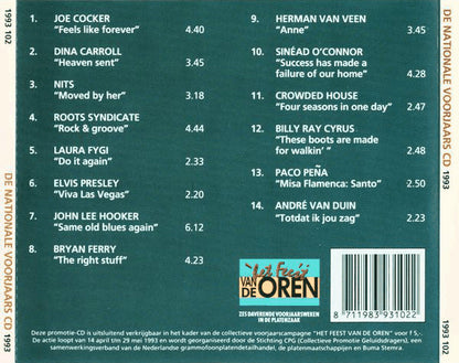 Various : De Nationale Voorjaars CD 1993 (CD, Comp, Promo)